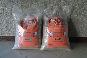 Protein enriched copra meal (PECM) developed by UPLB for swine and poultry (Photo from the Livestock Research Division, DOST-PCAARRD)
