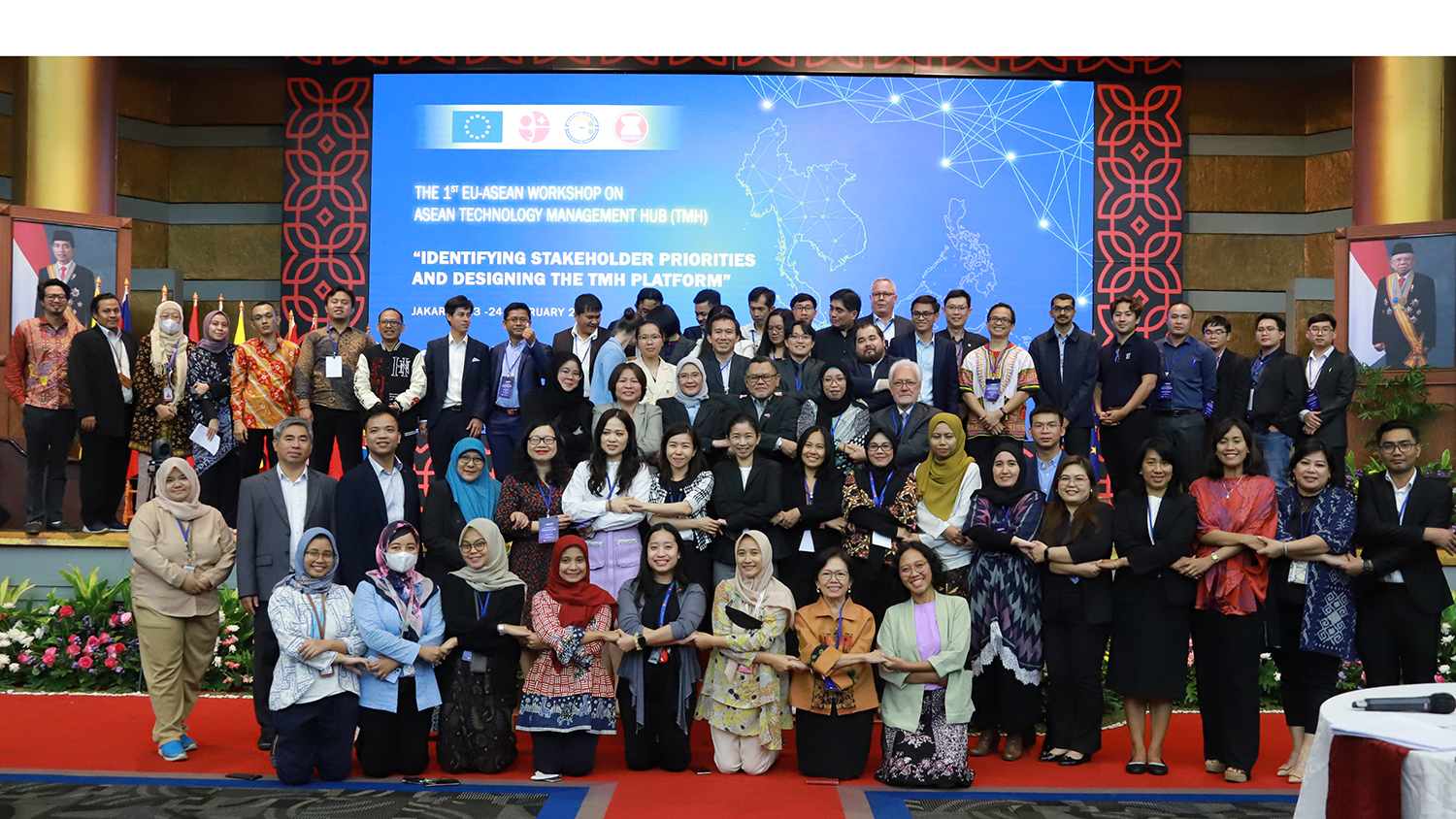 The delegates of the EU-ASEAN Workshop on the ASEAN Technology Management Hub (TMH). Image credit: Indonesia’s National Research and Innovation Agency (Badan Riset dan Inovasi Nasional or BRIN)