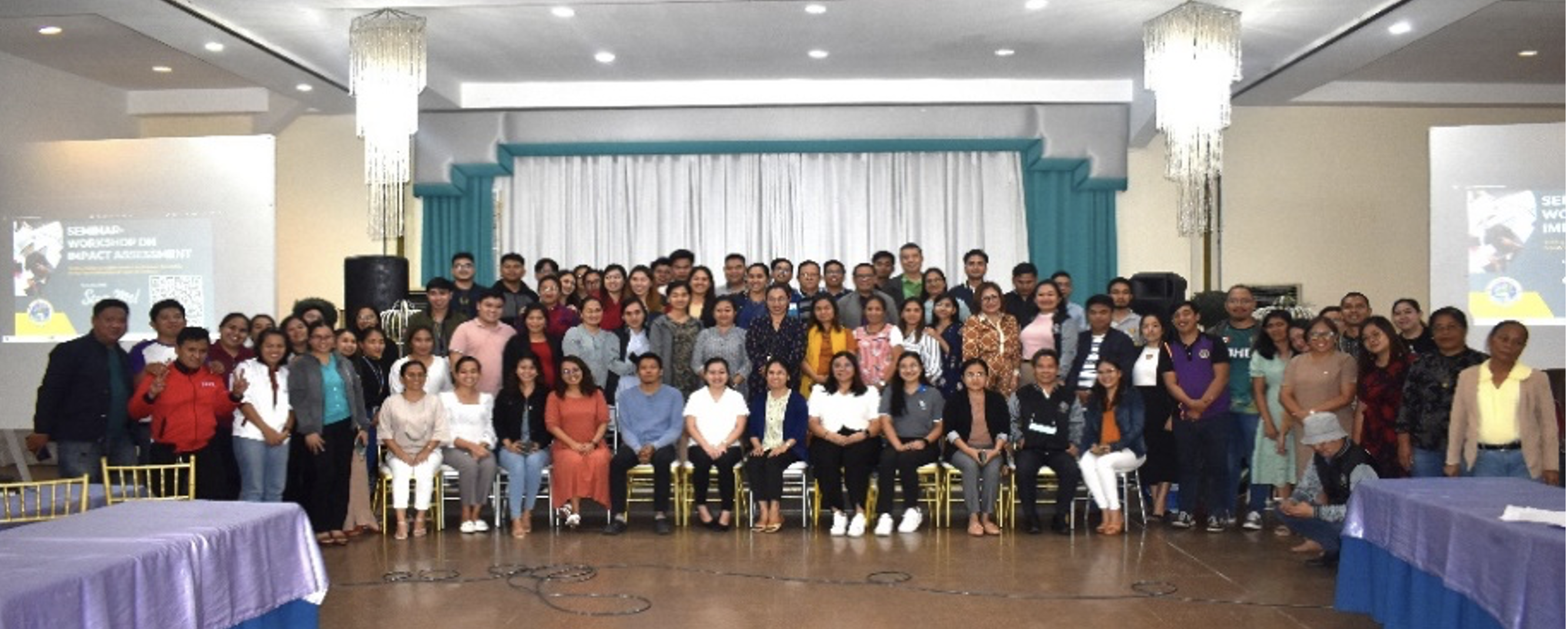 Participants during the two-day seminar-workshop on impact assessment. (Image credit: Bohol Island State University)
