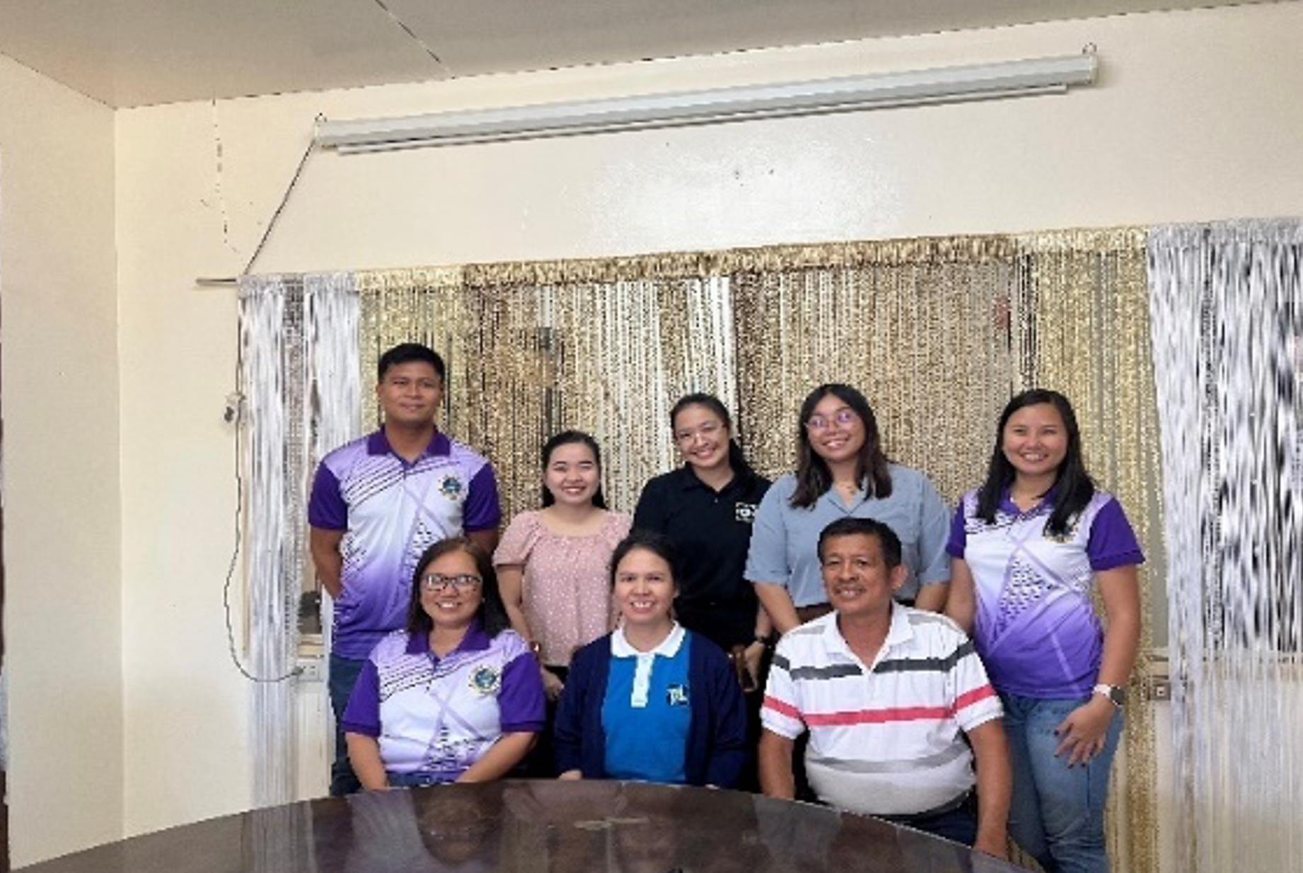 Courtesy call with the BISU-Bilar Campus Director Dr. Marietta M. Macalolot, SciCAT Phase I and Phase II project leaders Mr. Jorge Cabelin and Ms. Jenifer Marie Gasatan, and SciCAT farm owner Mr. Jose Travero