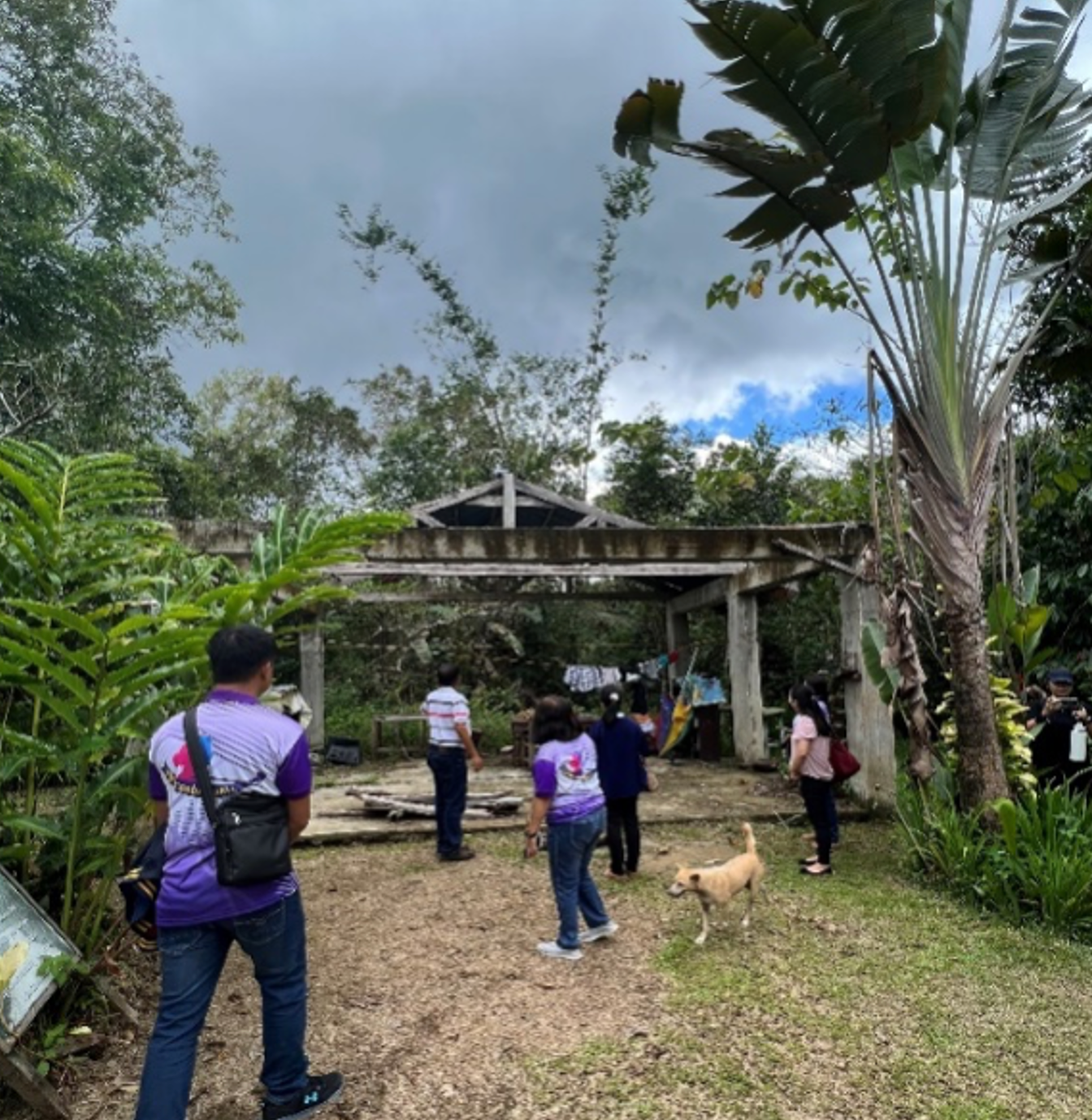 OPWG Training Hall damaged by Typhoon Odette (Image credit: Kristine Banalo)