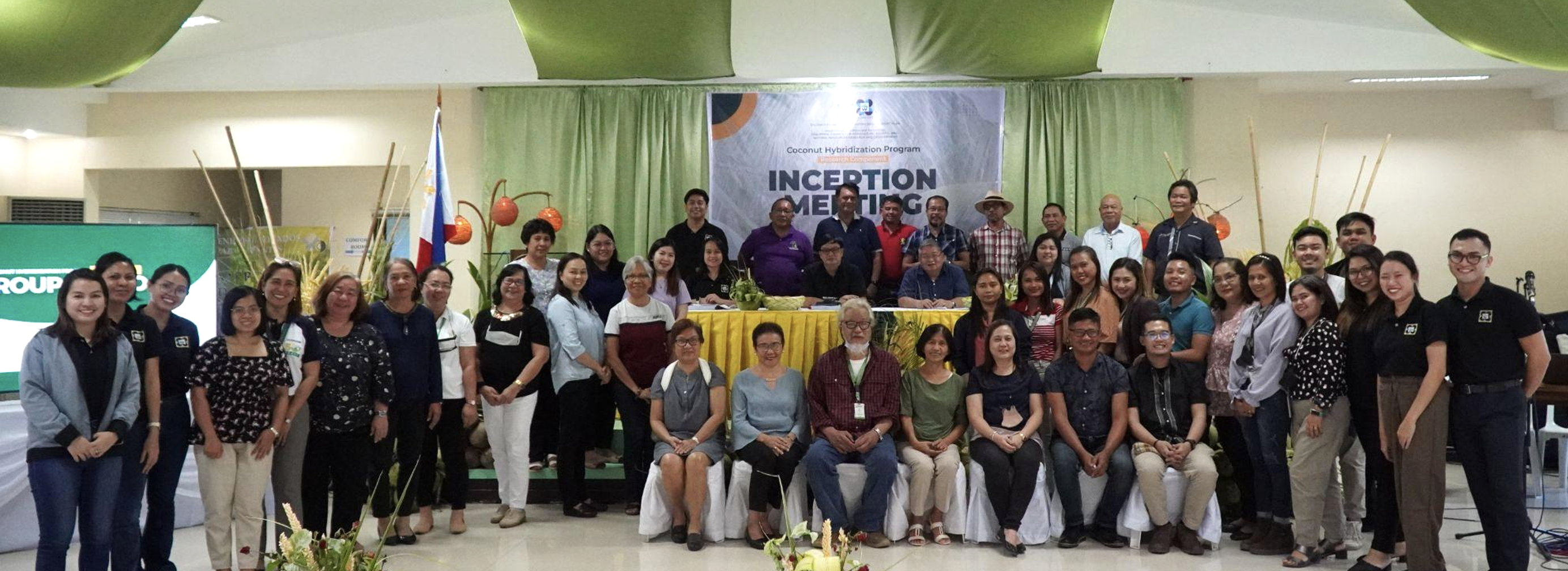 Participants during the inception meeting of the seven CHP R&amp;D projects of PCA Research Centers held in Zamboanga City (Image Credit: Crops Research Division, DOST-PCAARRD).