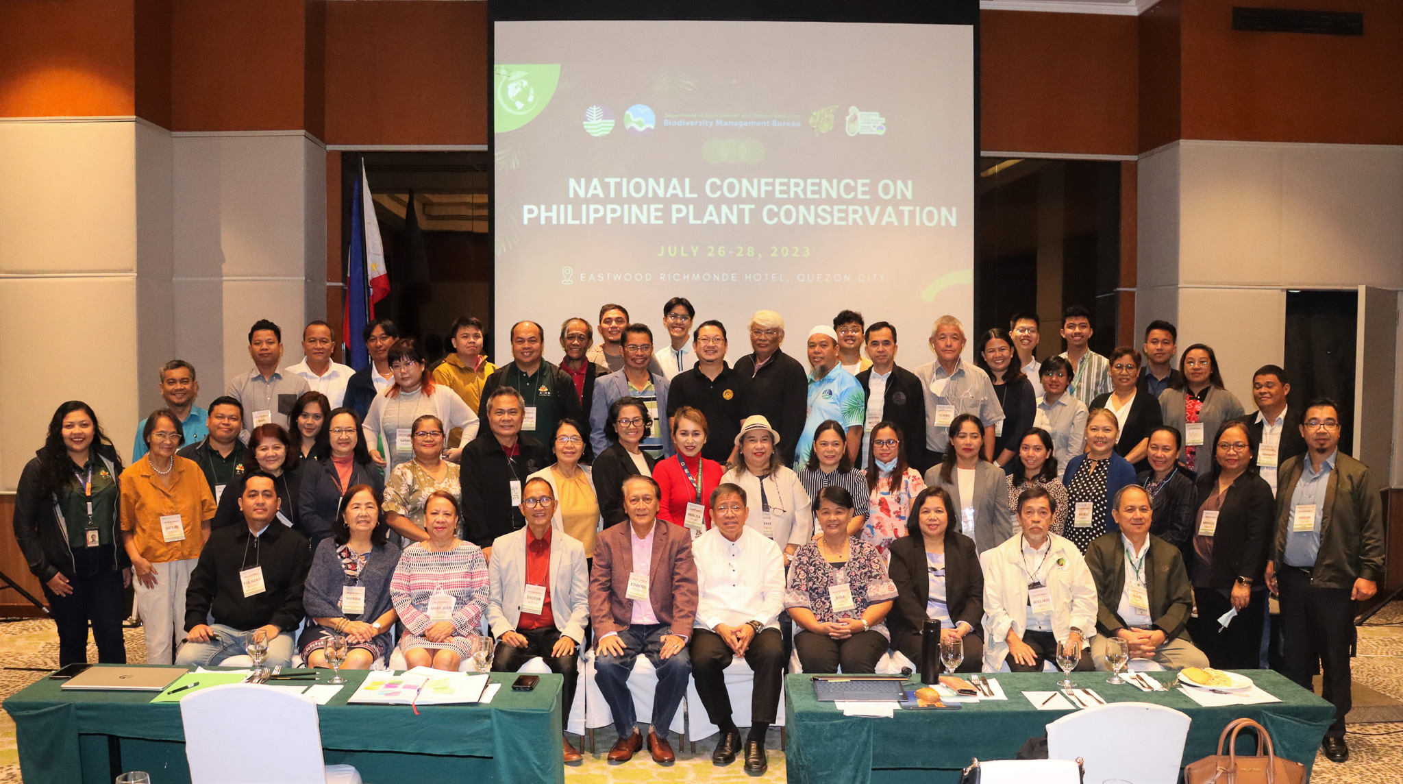 Participants of the 2023 National Conference on Philippine Plant Conservation Image credit: DENR-Biodiversity Management Bureau