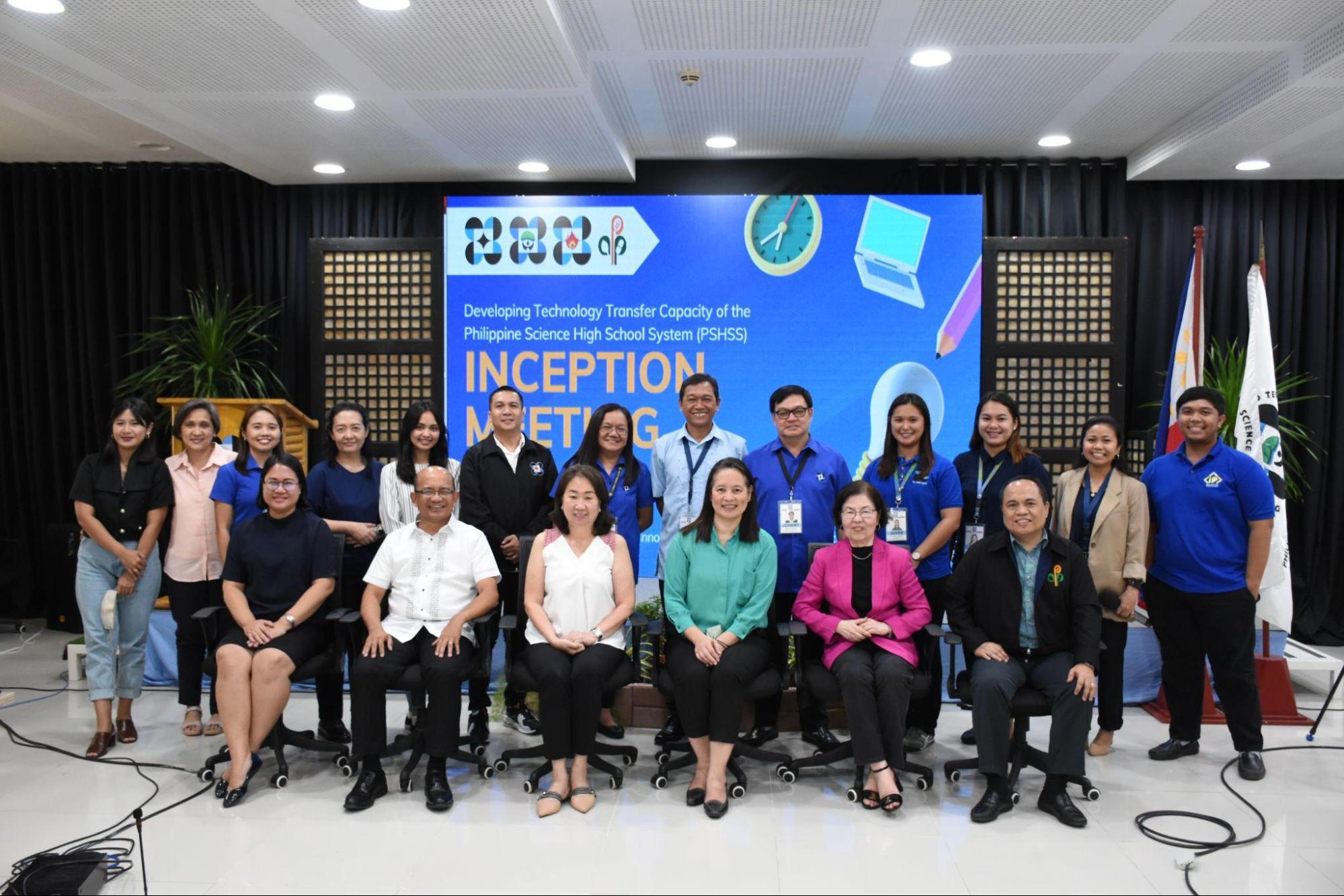 DOST officials and staff were present during the inception meeting of the project to kick off its implementation.