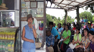 MS Dacuycuy shares with the participants the different S&T interventions she applied in her STBF farm at Burgos, Ilocos Norte. MS Dacuycuy shares with the participants the different S&T interventions she applied in her STBF farm at Burgos, Ilocos Norte.