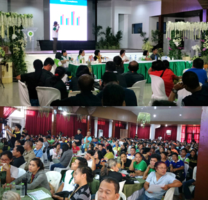 Resource speakers and participants of the Queen Pineapple FIESTA technology forum held on November 23, 2018